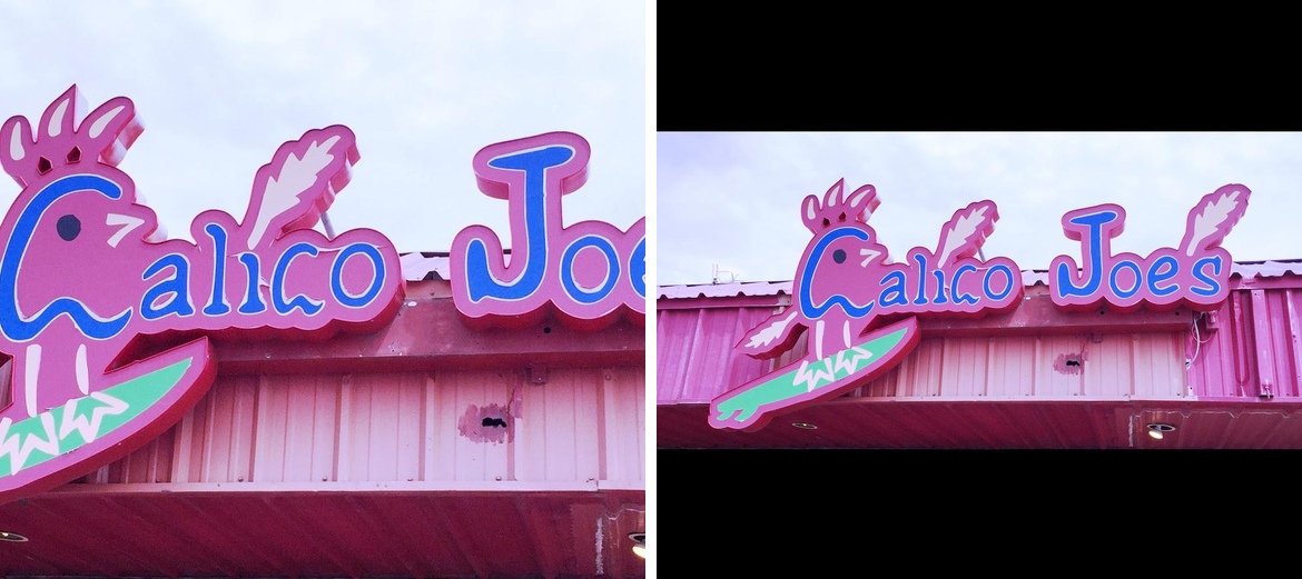 Calico Joe's Menu