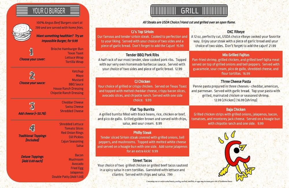 Calico Joe's Menu image 2
